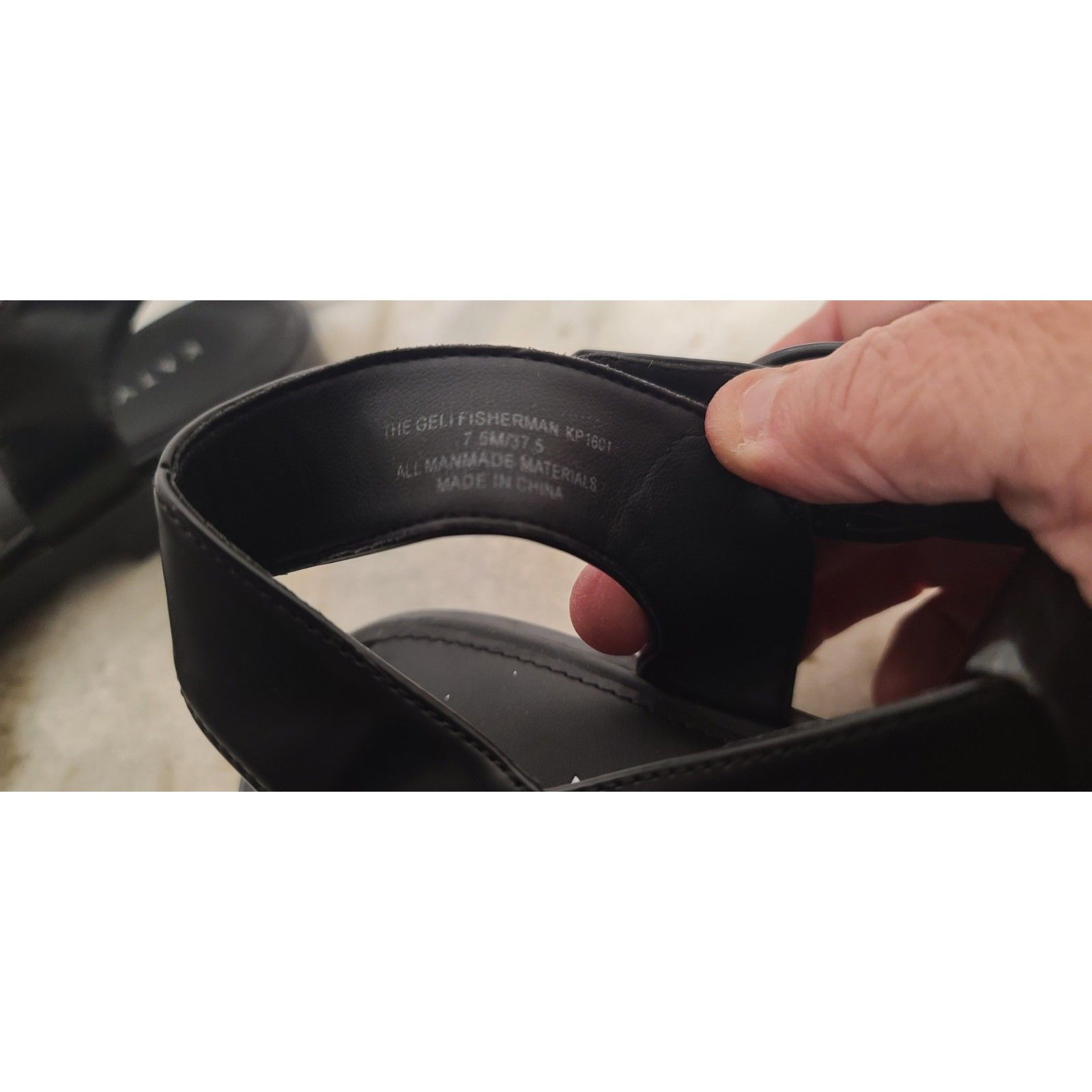 Katy Perry The Geli Fisherman Black Sandals Size 7.5 Nwt — image 5 of 7
